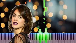 Tini Mienteme Maria Becerra Piano Cover Midi tutorial Sheet app  Karaoke