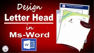 MS Word Tutorial: How to Create Letterhead Design in Microsoft Word