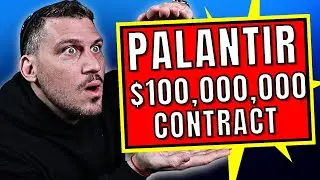 PALANTIR AWARDED $100,000,000 MEDICAL CONTRACT! NOT CLICKBAIT!