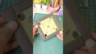 DIY mini carrom board #shikhauniqueworld #shorts #diy #craft