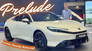Первый взгляд на Honda Prelude e:HEV на Брюссельском автосалоне 2026 (Великобритания) (4K) | Carcode