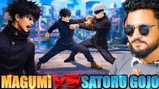 MEGUMI VS GOJO SATORU 😱 VS Streamer Shocked in BR Rank Biggest Challenge आजा 1 vs 50 में !!😤