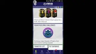FIFA 18 COMPANION APP QUICK PACK OPENING