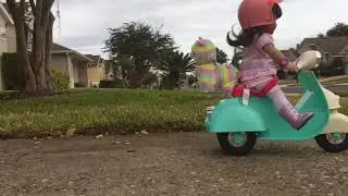Scootering Outside With Alpacaso (Clip)