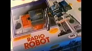 Pubblicit&agrave; Spot TV Radio Robot Trasformer 1985 Dieci Anni Nel Paese Delle Meraviglie