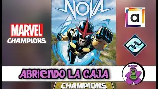 NOVA - Marvel Champions - Dentro de la Caja - Unboxing Juego de Mesa