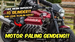 THE WORLD'S CRAZIEST CAR ENGINE MOTORCYCLE!! BILLYARD VIPER V10