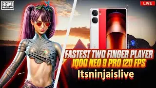 IQOO NEO9PRO 120😍PERFORMANCE TEST IN BGMI AFTER 1 YEAR | SMOOTH OR LAGGY??  #bgmilive #iqoo #bgmi