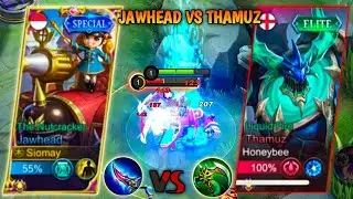 JAWHEAD VS THAMUZ PREMAN EXP LANE ! TOP GLOBAL JAWHEAD 2022 ! JAWHEAD TERSAKIT 2022 - MLBB