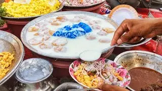 Dahi Vada (Dahi Bhalla) Street Food Preparation | Pakistan Street Food