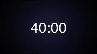 40 Minute Focus Timer for Work & Study