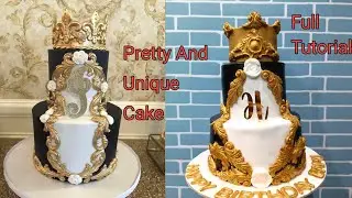 Royal King Crown 👑 Birthday Cake | Crown Theme Cake | Golden Crown Cake Design