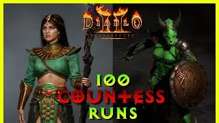 Diablo 2 Resurrected &mdash; лучшие моменты из 100 прохождений за графиню