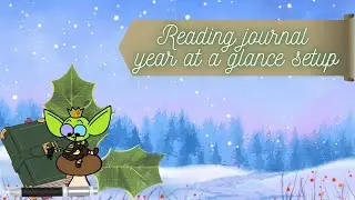 Setting up my reading journal for 2026! - A year at a glance