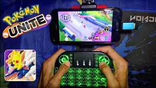 How To Play Pokemon Unite with Wireless Controller Keyboard on Your Phone!