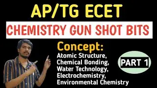 AP ECET CHEMISTRY GUN SHOT BITS| TS ECET CHEMISTRY GUN SHOT BITS| ECET CHEMISTRY IMPORTANT BITS|