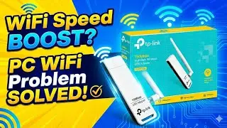 TP-Link WiFi Adapter Review 🔥 PC WiFi Speed Boost?