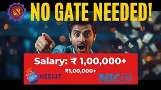 No GATE Score Required! 🚫 Get ₹1 Lakh/Month Job | NIC Recruitment 2026 Details