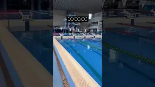 50m butterfly 🏊🏻&zwj;♂️✨ #swimming #swim #pool #olympics