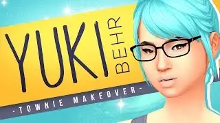 Yuki Behr // Sims 4 Townie Makeover