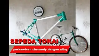 Sepeda Perkawinan Chromoly dengan Alloy