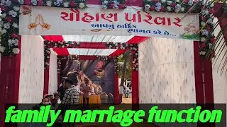 Family marriage function 