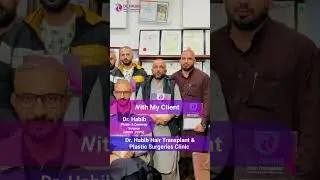 Dr. Habib with his clients after Hair Transplant Surgery #hairtransplant