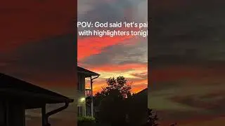 #sunset #redsky