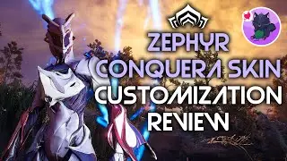 Warframe | Fashion Frame | Zephyr Conquera Skin Customization Review