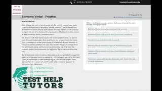 TalentQ Korn Ferry Elements Verbal Question 13 