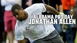 Watch Jonathan Allen at Alabama Pro Day