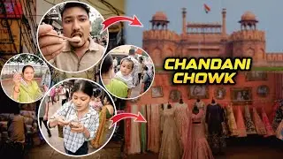 Chandni Chowk Mein Kya Kya Mila! 😱 Dilli Ka Sabse Bada Market Tour #vlog #delhi #redfort 