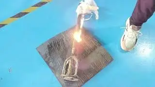 3KW Handheld Laser Cleaner Performance on the Rusted Part from Nice Laser