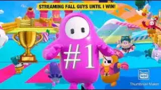 Playing FALL GUYs till I Win...||Road to 300 SUBS!!