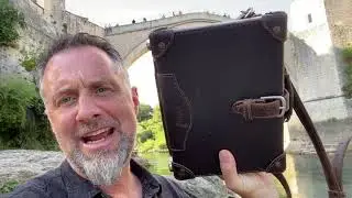 10” Leather Grandfather Case in Bosnia and Herzegovina for Headsets and Guns