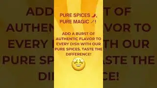 ✨ Pure Spices, Pure Magic! 🌟