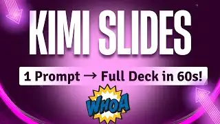 KIMI Slides - Typed a Prompt & Got a Perfect Presentation in 60 Seconds
