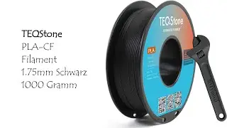 Filamenttest TEQStone PLA-CF schwarz