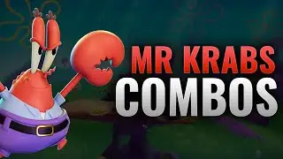 Mr Krabs Combos - Nickelodeon All Star Brawl 2 #nasb2