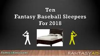 10 Fantasy Baseball Sleepers for the 2018 Season