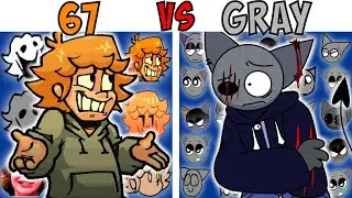 67 VS GRAY TEST | FNF Character Test | Gameplay VS Playground