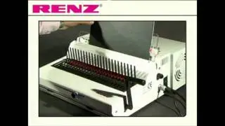 Renz Combi E Electric Comb Binding Machine Demo Video