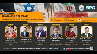 Webinar on the Iran&ndash;Israel War : Implications for South Asia and its Neighbourhood