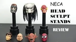 NECA Action Figure Head Stands review (alternate heads)