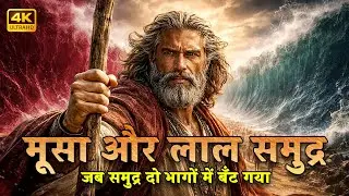 मूसा ने समुद्र चीर दिया | क्या वही शक्ति यिशु में थी? | Full Biblical Story (4K)