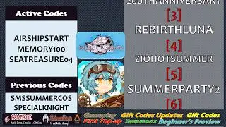 4th New Gift Code Update Airship Knights