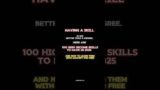 100 High-Income Skills to Learn in 2025 (For FREE with ChatGPT)