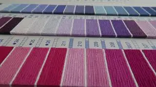 DMC Farbkarte 2018 inklusive der neuen 35 Farben