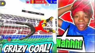 CRAZIEST GOAL EVER in Soccer Physics! 😱⚽ (Unreal Save Attempt!)