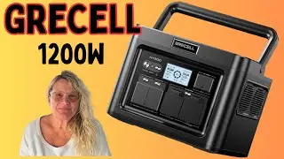 Электростанция GRECELL 1200 Вт — идеально подходит для жизни в фургоне — аккумулятор LiFePO4 — бы...